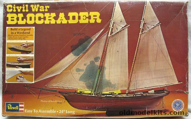 Revell 1/56 Civil War Blockader (USS America), H372 plastic model kit